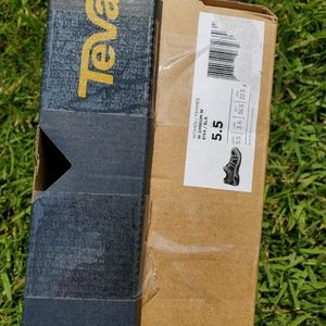 Teva Women's Omnium Sandal, Blue and Gray, Size 5.5